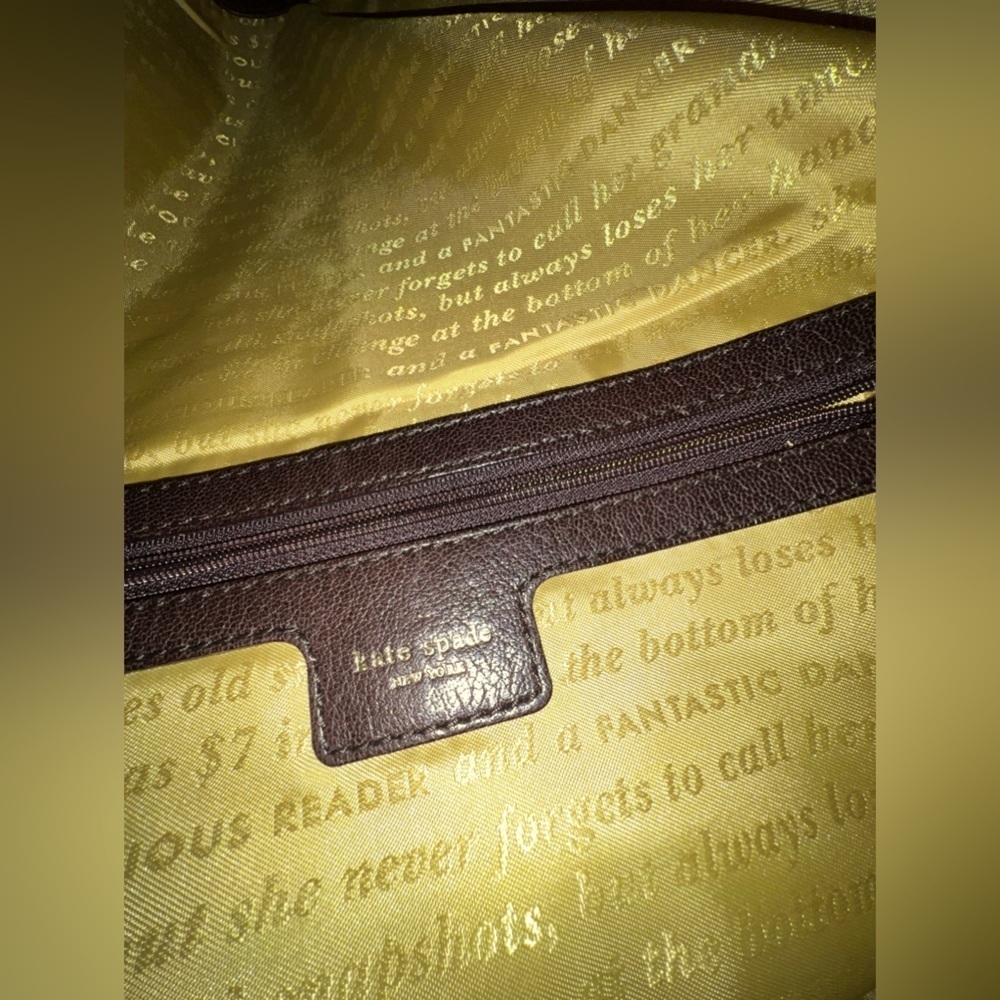 Kate Spade Foldover Crossbody Bag, Brown - Picture 13 of 15